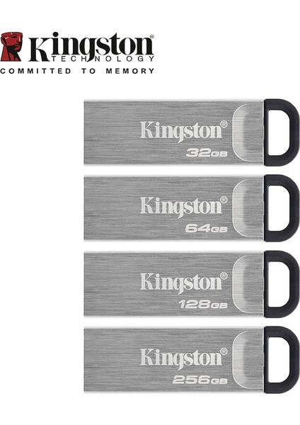 64 GB Orijinal Kingston Datatraveler Kyson USB Flash Sürücü 32 GB 64 GB 128 GB 256 GB USB 3.2 Flash Sürücü Dtkn Kalem Sürücü Bilgisayar Için (Yurt Dışından)