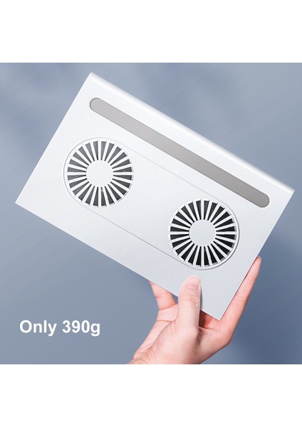 Siyah Dizüstü Radyatör Hava Dizüstü Soğutucu 2 Fanlı Oyun Dizüstü Bilgisayar Standı Bilgisayar Soğutucu Fan Tabanı Dilsiz Soğutma Tutucu Macbook Air Için (Yurt Dışından) fiyatları