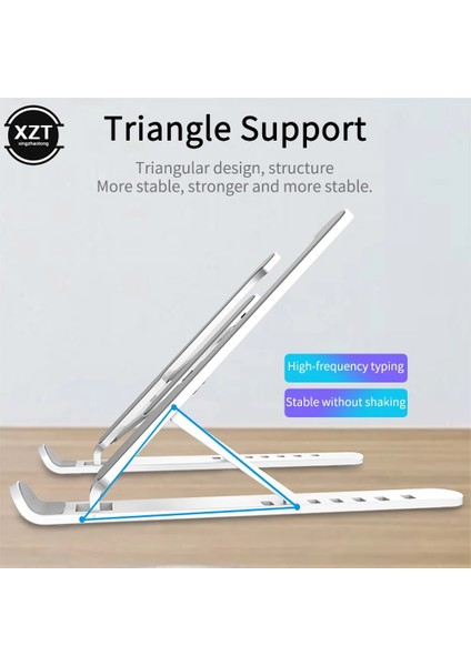 Beyaz Taşınabilir Katlanabilir Dizüstü Bilgisayar Standı Kaymaz Ayarlanabilir Masaüstü Dizüstü Bilgisayar Tutucu Dizüstü Bilgisayar Macbook Pro Air iPad Pro Için Dizüstü Standları (Yurt Dışından) indirimleri