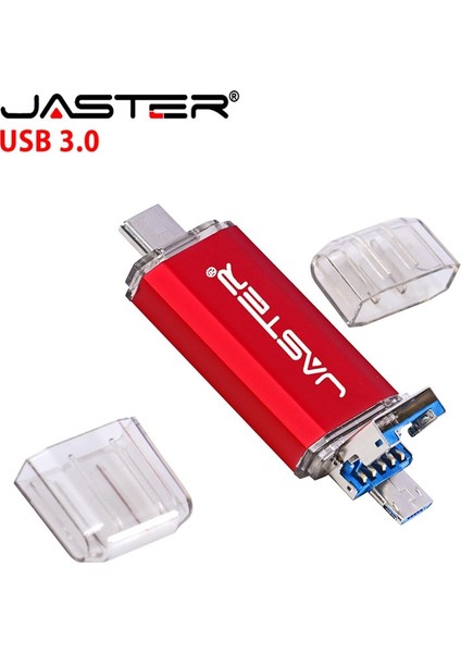 Gül Altın 64GB Çok Fonksiyonlu Metal Otg USB 3.0 Flash Disk 4g 8g 16G 32GB 64G 128G Mikro USB Kalem Sürücüler Kırmızı Tpc Memory Stick U Disk Özel Logo (Yurt Dışından)