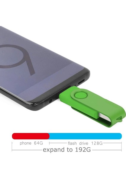 3.0 Siyah-Type-C 64GB Bınful USB 3.0 Type C USB Flash Sürücü Otg Kalem Sürücü 512GB 256GB 128GB 64GB 32GB 16GB USB Çubuk 3'ü 1 Arada Yüksek Hızlı Pendrive Logosu (Yurt Dışından)