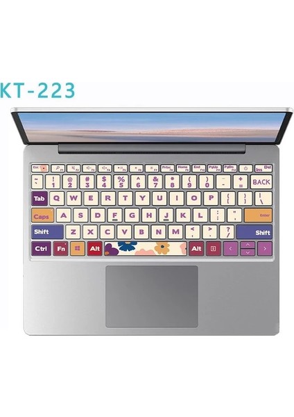KT-223 Yüzey Dizüstü 3/2 Klavye Çıkartmalar Tuşları Mektup Microsoft Dizüstü Pro7 Tablet Karikatür Anime Yaratıcılık Sevimli Koruyucu Film (Yurt Dışından)