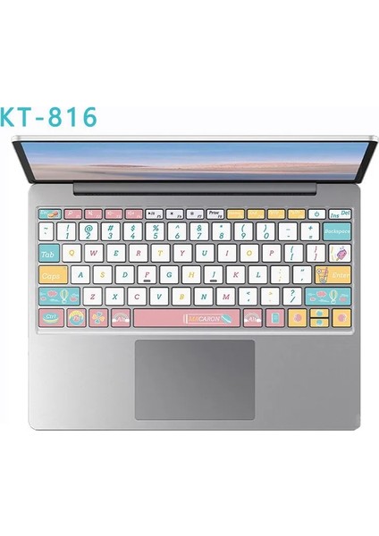 KT-223 Yüzey Dizüstü 3/2 Klavye Çıkartmalar Tuşları Mektup Microsoft Dizüstü Pro7 Tablet Karikatür Anime Yaratıcılık Sevimli Koruyucu Film (Yurt Dışından)