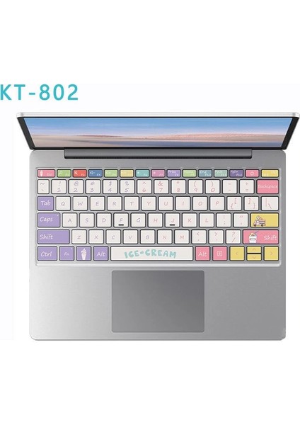 KT-223 Yüzey Dizüstü 3/2 Klavye Çıkartmalar Tuşları Mektup Microsoft Dizüstü Pro7 Tablet Karikatür Anime Yaratıcılık Sevimli Koruyucu Film (Yurt Dışından)
