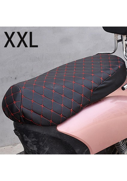 Scooter Motosiklet Için Motosiklet Koltuk Minderi Örtüsü Kaymaz , Xxl Xxl (Yurt Dışından)
