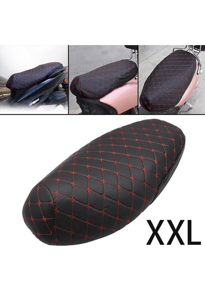 Scooter Motosiklet Için Motosiklet Koltuk Minderi Örtüsü Kaymaz , Xxl Xxl (Yurt Dışından)