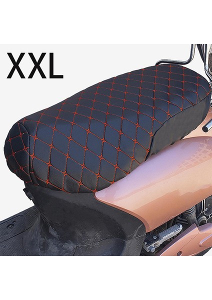 Scooter Motosiklet Için Motosiklet Koltuk Minderi Örtüsü Kaymaz , Xxl Xxl (Yurt Dışından)
