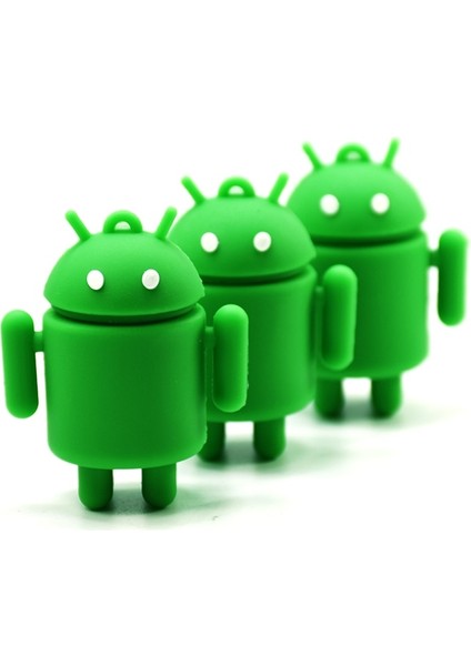 32GB Robot USB Flash Sürücü 4gb 8gb 16GB 32GB 64G Karikatür Android Kalem Sürücü Yeşil U Disk Hafıza Çubuğu Makinesi Pendrive (Yurt Dışından)