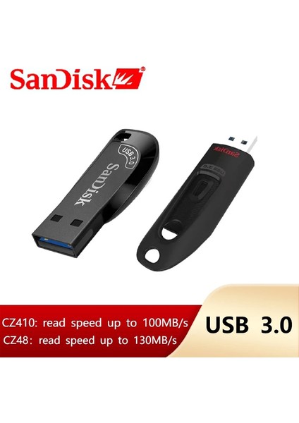 CZ410-64GB Sandisk USB Stick 128GB 3.0 USB Flash Sürücü 64GB Pendrive 32GB Kalem Sürücü 256GB Mini USB 16GB Telefon Pc Için Anahtarlı Bellek Diski (Yurt Dışından) fiyatları