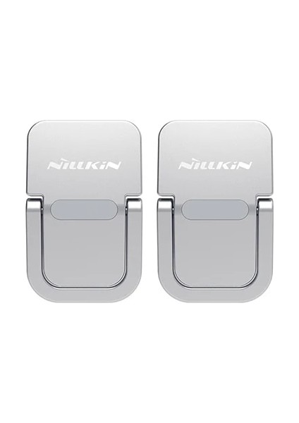 Gümüş Nıllkın 1 Çift Dizüstü Bilgisayar Standı Taşınabilir Alüminyum Dizüstü Standı 11.6-17 Inç iPad Için Macbook Air Için Hp Için Lenovo Asus Için (Yurt Dışından)