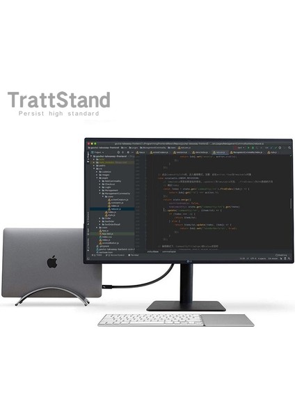 Gümüş 18MM Alüminyum Dikey Masaüstü Dizüstü Standı Tutucu Taban Braketi Dock Için /13.3/14.2/15.4/16/16.2 Inç Macbook Pro 13.3 Inç Macbook Air (Yurt Dışından) indirimleri