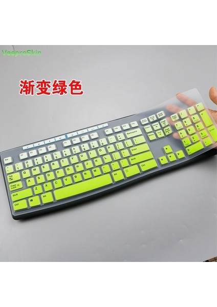 Fadegreen Logitech MK295 MK275 MK270 MK260 MK200 K200 K260 K270 Silikon Toz Geçirmez Mekanik Masaüstü Bilgisayar Klavye Kapak Koruyucu (Yurt Dışından)