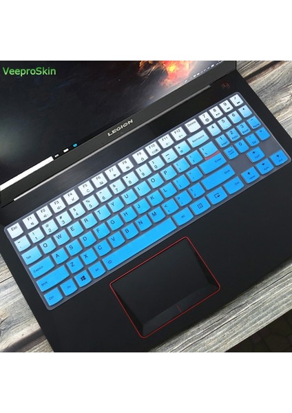 Fademint 15.6 "lenovo Legion Y530 Y540 Y545 Y7000 Y7000P, 17.3" Legion Y730 Y740 Oyun Dizüstü Silikon Klavye Kapak Cilt (Yurt Dışından)