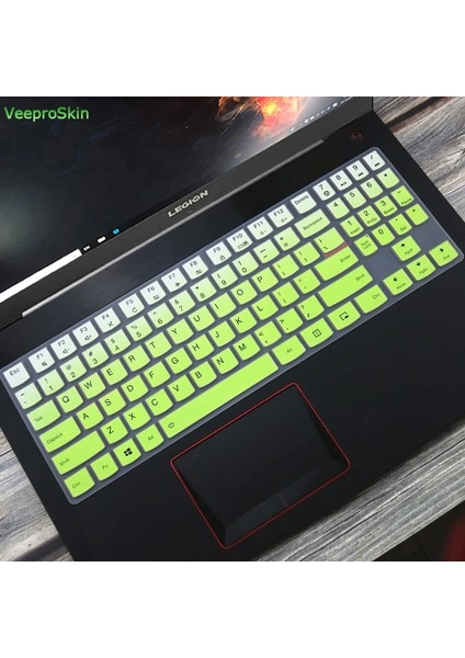 Fademint 15.6 "lenovo Legion Y530 Y540 Y545 Y7000 Y7000P, 17.3" Legion Y730 Y740 Oyun Dizüstü Silikon Klavye Kapak Cilt (Yurt Dışından)