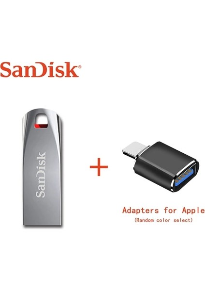 Apple 16GB Sandisk Için Adaptörler Orijinal 100% Flash Sürücü Memory Stick USB 2.0 Kalem Sürücü Mini 64GB 32GB 16GB Pc Tablet Için Destek Resmi CZ71 (Yurt Dışından)