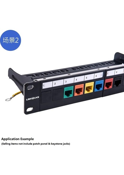 Lc Sc Keystone Çerçeve 100 Adet RJ45 Lc Sc Çoğaltıcı Snap-In Keystone Çerçeve Kör Plaka Modüler Boş Patch Panel (Yurt Dışından)