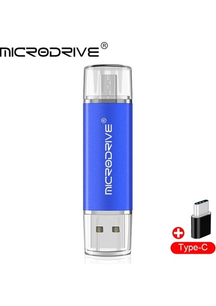 Mavi 256 GB 3 In 1 Otg Kalem Sürücü Tip-C 16 GB 32 GB 64 GB Flaş Usb2.0 Memory Stick Flaş Pendrive 128 GB 256G 512G Cle U Disk Kalem Hediye (Yurt Dışından)