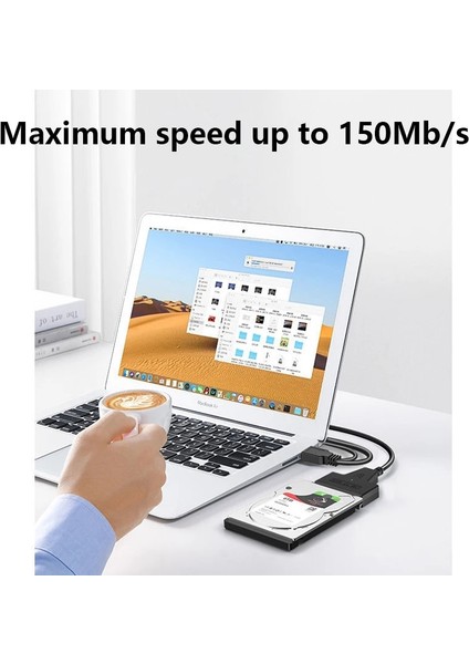 USB 2.0 Sata USB 3.0 Kablosu Güç Kaynağı Adaptörü 2.5 3.5 Inç Sabit Disk Disk Harici Konektör SSD HDD 22PIN Adaptör Sata A USB (Yurt Dışından)