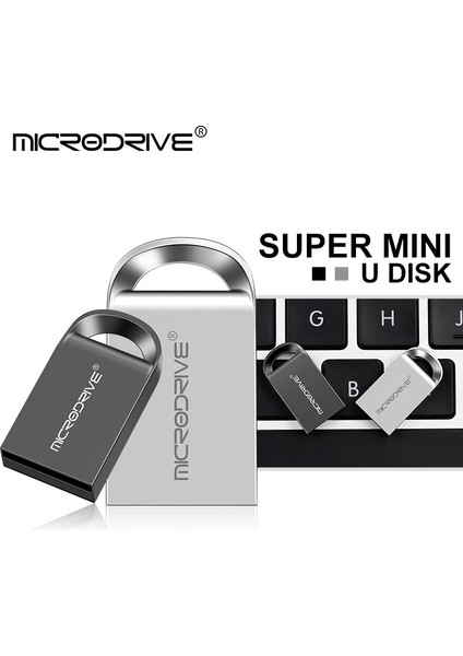 Gümüş 256GB Süper Mini 32GB Pendrive Metal USB Flash Sürücü 32GB 64GB 128GB Kalem Sürücü Usb2.0 Minik Hafıza Çubuğu U Disk Cle USB (Yurt Dışından) fırsatları
