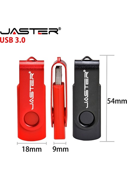 Pembe 16GB Jaster Rotasyon USB Flash Sürücü Kalem Sürücüler 8gb 16GB 32GB 64GB Yüksek Hızlı USB Stick 3.0 Flash Sürücü Pendrive Ücretsiz Özel Logo (Yurt Dışından)