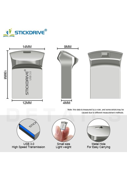 Siyah 128 GB USB 3.0 Süper Mini Kalem Sürücü 64 GB 32 GB Flash Sürücü Pendrive USB Disk 16 GB 8 GB Hafıza Çubuğu Gerçek Kapasiteli USB 3.0 Flash Stick (Yurt Dışından) modelleri