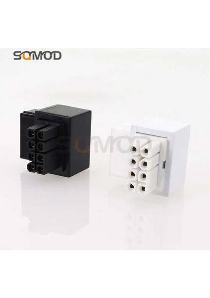 Beyaz Atx 8pin Dişi 90 Derece Açılı 8 Pin Erkek Güç Adaptörü Gpu Masaüstü Bilgisayarlar Için Güç Direksiyon Konektörü Grafik Ekran Kartı Gpu (Yurt Dışından)