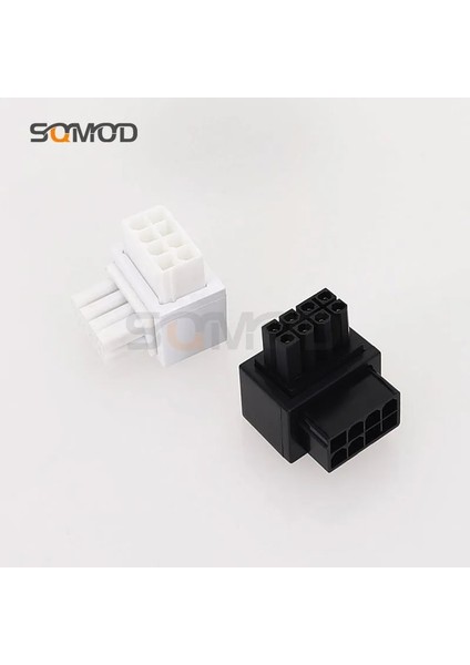 Beyaz Atx 8pin Dişi 90 Derece Açılı 8 Pin Erkek Güç Adaptörü Gpu Masaüstü Bilgisayarlar Için Güç Direksiyon Konektörü Grafik Ekran Kartı Gpu (Yurt Dışından)