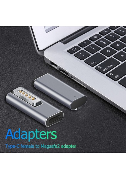 Magsafe1 Için Manyetik USB C Adaptör Tip C/DC5521 - Magsafe* 2 /magsafe1 Konektörü Pd MacBook Air/pro Için Hızlı Şarj Adaptörü (Yurt Dışından)