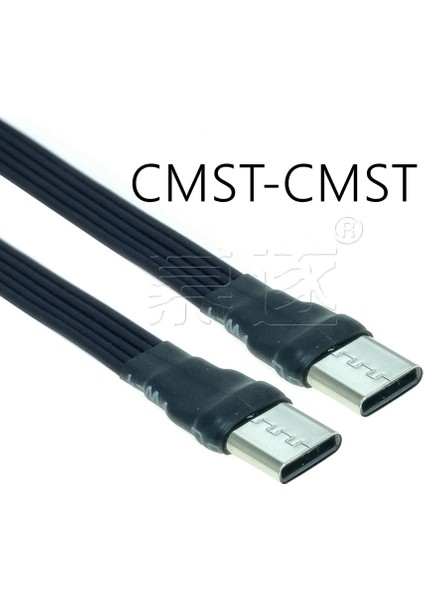 Cmst-Cmst 30 cm Tip-C 2.0 Erkek - Dişi Uzatma Kablosu Pratik Çok Fonksiyonlu Dayanıklı Taşınabilir USB C Şarj Kablosu Bağlantı Hattı (Yurt Dışından)