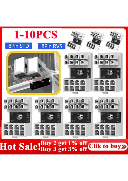 8pın Pozitif Std 1 Adet 1-10 Adet Atx 8 Pin Dişi - Erkek 180 Derece Açılı Dönüm Konnektörü Masaüstü Grafik Ekran Kartı Gpu Güç Adaptörü Dirsek Kafası (Yurt Dışından)