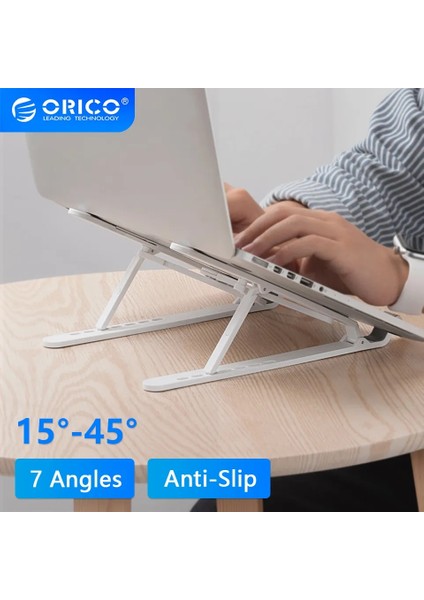 Abs Standı Orıco Alüminyum Ayarlanabilir Dizüstü Bilgisayar Standı Tutucu Yükseltici Katlanabilir Dizüstü Standı Taşınabilir Bilgisayar Standı MacBook Tabletler Için 7 Açı (Yurt Dışından)