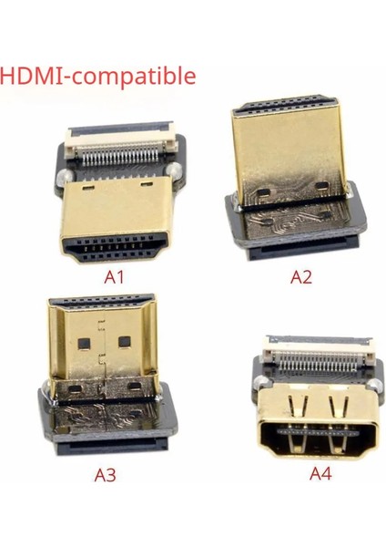 A1-A1 30 cm A1 Ultra Ince Düz Fpv HDMI Uyumlu Kablo Esnek Mini HDMI Mikro HDMI Şerit Tel 30 cm Kısa Fpc Ffc (Yurt Dışından)