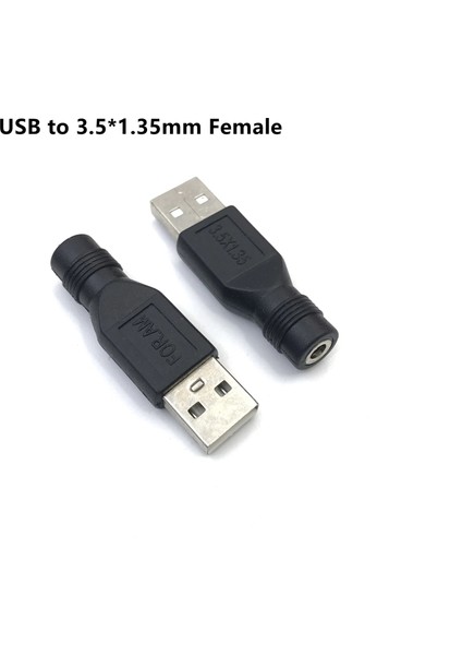 USB-4017 10 Adet Mikro Usb/usb 2.0 Erkek Dc 3.5*1.35/4.0*1.7mm Dişi Fiş Jakı Dönüştürücü Dizüstü Bilgisayar Adaptörü Konektörü (Yurt Dışından)