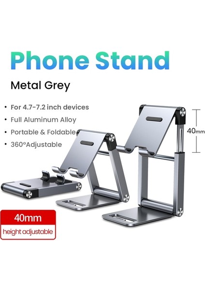 Kaldırma Telefon Standı Ugreen iPad Pro 2021 Için Tablet Telefon Standı iPad Standı Xiaomi Tablet Desteği Dizüstü Standı Cep Telefonu Tutucu Tablet Standı (Yurt Dışından)