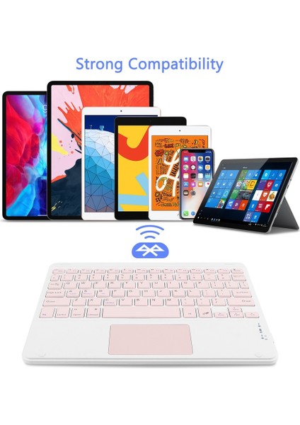 Siyah Fare ile Kablosuz Klavye Bluetooth Sihirli Klavye iPad Tablet Için Mini6 iPad Pro 2020 11 12.9 10.5 10.9 Bluetooth Klavye Fare (Yurt Dışından)