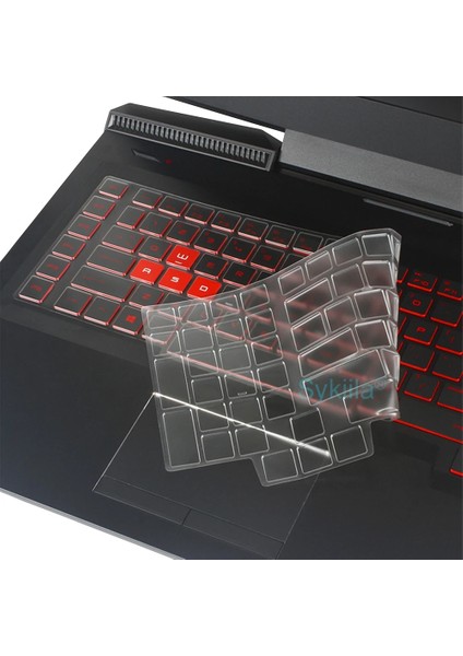 Siyah 2021-NOW Klavye Kapağı Hp Omen 17 17T 17Z 17-W 17-An 17-Ck 7 Artı 6 5 4 3 2 Koruyucu Kılıf Silikon Oyun Dizüstü Bilgisayar Aksesuarları (Yurt Dışından)