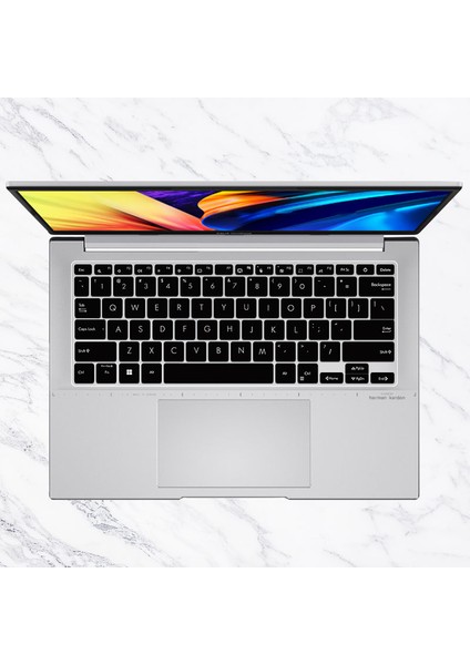 Fadepink 2022 Asus Zenbook 14 OLED 2022 UX3402 UX3402ZA UM3402YA UM3402 Ya Ux UM3402 Za Laptop Klavye Kapak Cilt Koruyucu (Yurt Dışından)