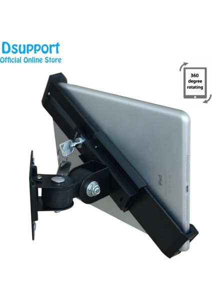 10.1-13 Anti Theft Tablet Tutucusu Için Siliver, 7-13 Inç Çeşitli Boyutlardaki Tabletler Için Duvara Monte Hırsızlığa Karşı Koruma, Kilitli Evrensel Tablet Standı (Yurt Dışından)