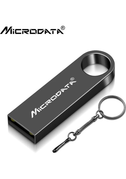 Siyah 128GB Metal USB Flash Sürücü 64GB 32GB 16GB 8gb 4gb Kalem Sürücü Taşınabilir 128GB 256GB 512GB USB 2.0 USB Stick Depolama Flash Disk Anahtarlı (Yurt Dışından)