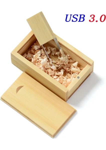 Bambu Kutu 32GB Jaster Düğün Fotoğrafçılığı Özel Logo Ahşap Kristal Ahşap USB 3.0 64GB 32GB 16GB 4gb Versiyonu Bellek Flaşları Sopa Kalem Sürücü (Yurt Dışından)