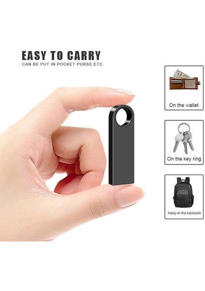 Siyah 512GB Yüksek Hızlı USB Flash Sürücü Metal Kalem Sürücü 16GB 32GB 64GB 128GB 256GB Pendrives Su Geçirmez USB Sopa 2.0 Memory Stick (Yurt Dışından) fırsatları