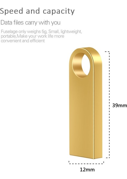 Gümüş 64GB Yüksek Hızlı Pendrive 128GB 64GB 32GB 16GB 8gb Metal USB 3.0 Flash Sürücü Su Geçirmez Memory Stick 8 16 32 64 128 GB USB Flash 64GB (Yurt Dışından)