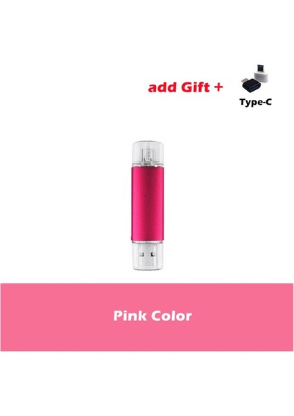 Pembe Renk 64 GB 10 Adet Ücretsiz Özelleştirme Bellek Disk Flash USB Pendrives Otg USB 2.0 Renkli Clef USB 64 GB 32 GB 16 GB 8 GB Fotoğraf Hediyeler (Yurt Dışından)