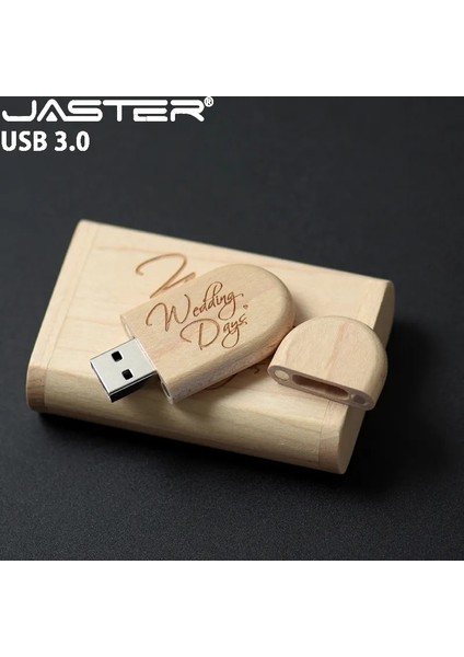 Bambu 128 GB Jaster USB 3.0 Yüksek Hızlı Ahşap USB Flash Sürücü 128 GB Ücretsiz Özel Logo Memory Stick 64 GB Düğün Hediyeleri Pendrive 32 GB 16 GB U Disk (Yurt Dışından)
