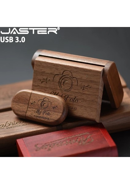 Bambu 128 GB Jaster USB 3.0 Yüksek Hızlı Ahşap USB Flash Sürücü 128 GB Ücretsiz Özel Logo Memory Stick 64 GB Düğün Hediyeleri Pendrive 32 GB 16 GB U Disk (Yurt Dışından)