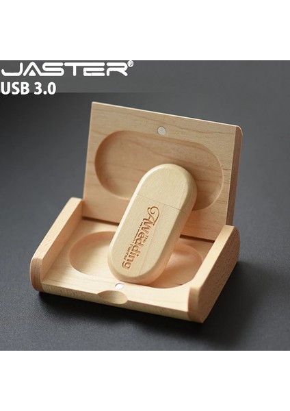 Bambu 128 GB Jaster USB 3.0 Yüksek Hızlı Ahşap USB Flash Sürücü 128 GB Ücretsiz Özel Logo Memory Stick 64 GB Düğün Hediyeleri Pendrive 32 GB 16 GB U Disk (Yurt Dışından)