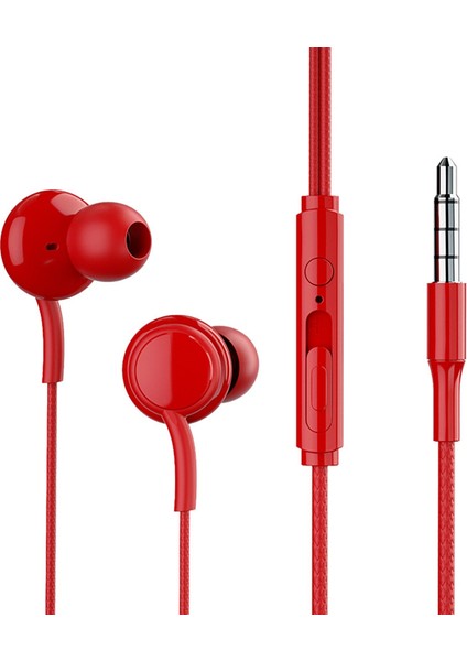 B 3.5mm Yüksek Kaliteli Stereo Inear Mikrofon Kablolu Kulaklıklar ile Dizüstü Bilgisayar Için Telefon Pc Dizüstü Tablet Dropshiping (Yurt Dışından)