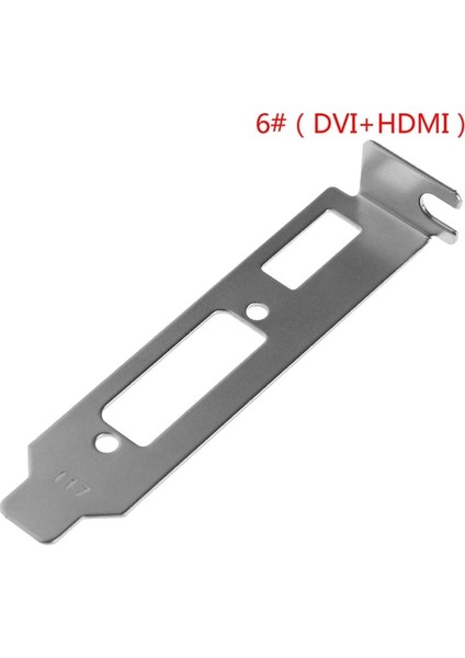 F 1 Adet Düşük Profil Braketi Adaptörü HDMI Uyumlu DVI VGA Bölme Bağlantı Noktası Yarım Yükseklik Tam Yükseklik Grafik Ekran Kartı (Yurt Dışından)