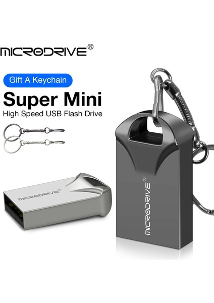 Siyah 512GB Yeni Süper Mini Metal USB Flash 128GB Sürücü Kalem Sürücüsü 32GB Yüksek Hızlı Memory Stick U Disk 64G Pendrive 2.0 Memoria USB (Yurt Dışından)