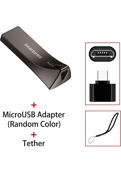 Be4 A 64GB Samsung USB Flash Sürücü 32 64 128 GB Pendrive 128GB 64GB 32GB 256GB 400M'YE Kadar Kalem Sürücü 3.1 USB Çubuk Disk Pc Için Anahtar Bellekte (Yurt Dışından)